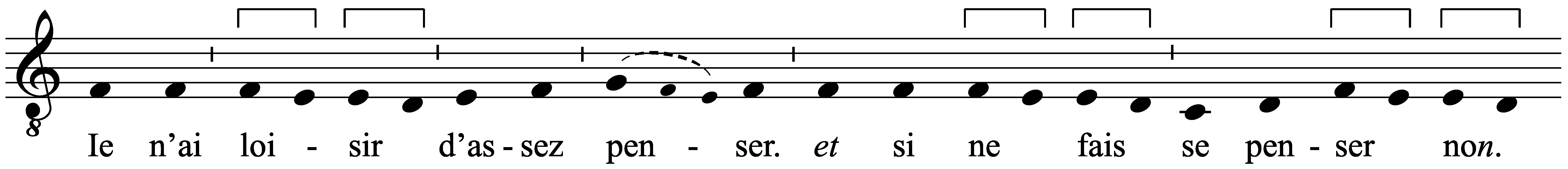 Work musical notation
